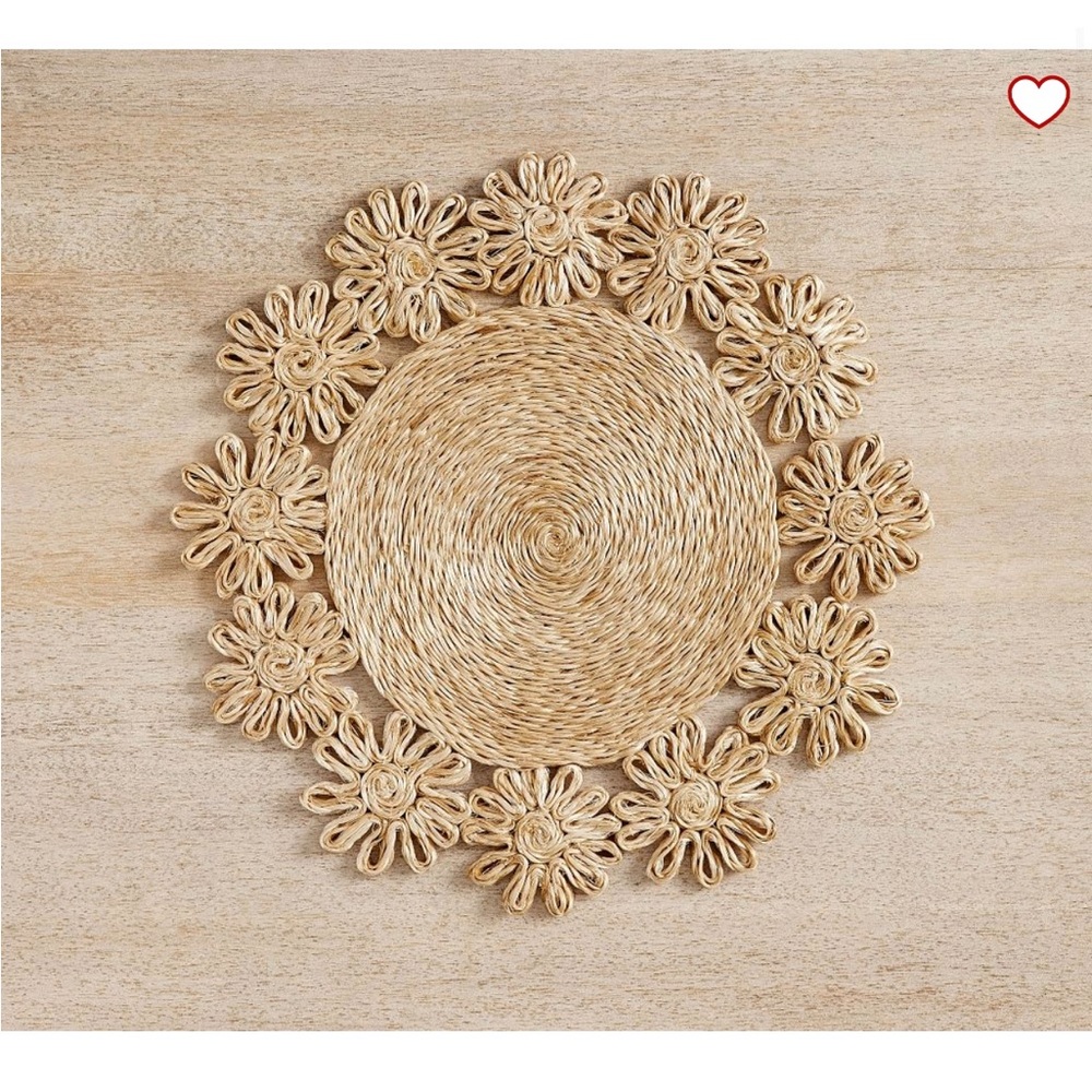 Woven Floral Placemat